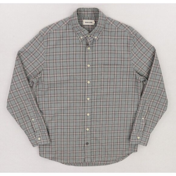 Taylor Stitch Other - Taylor Stitch Shirt Mens 38 Green Brown Plaid Organic Cotton Long Sleeve